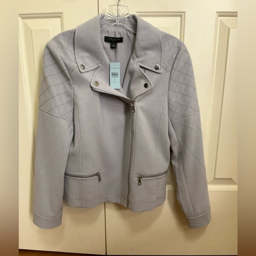 Ann Taylor moto jacket, MP, never used.